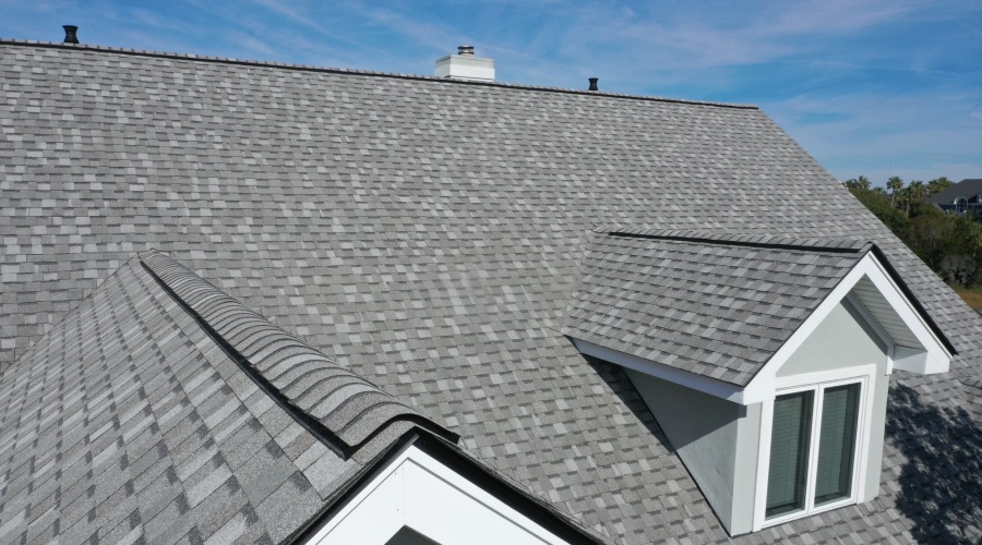 shingle roof installed in a residential house utica mi